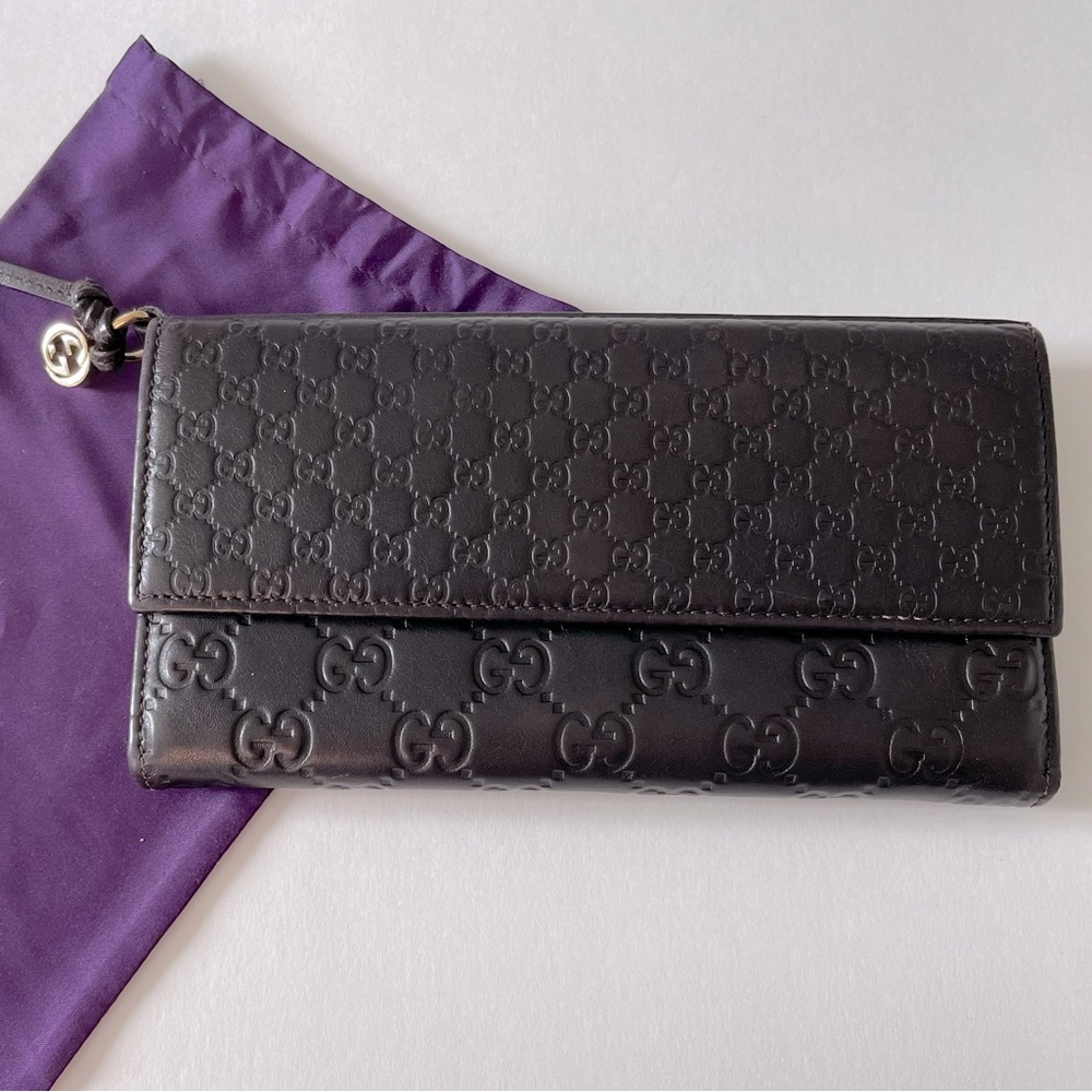 Gucci Guccissima Continental Wallet